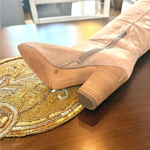 VINCE CAMUTO CORINNE Taupe Over the Knee Boots - Size 8.5M - Picture 8 of 9